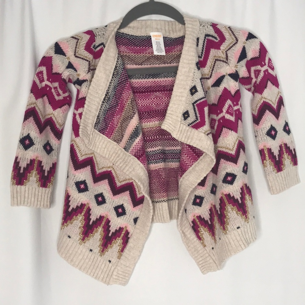 Gymboree Sweater with Gold Accents Size 4